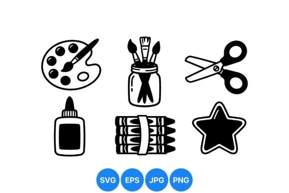 Art Supplies Clipart Collection: Practical Integration for Creative Workflows