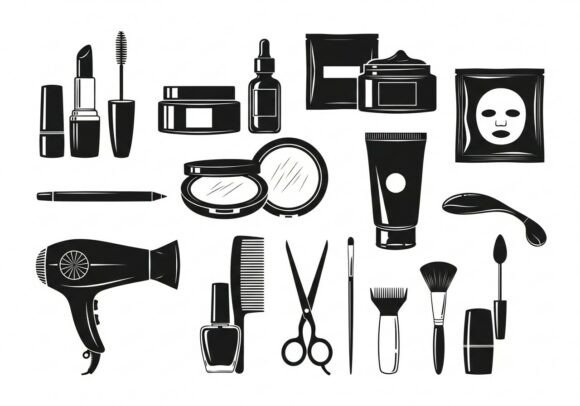 Black Beauty & Makeup: Design Assets for Visual Excellence
