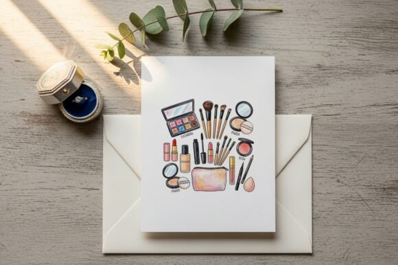 Flat Lay Makeup Essentials for Stunning Visual Content
