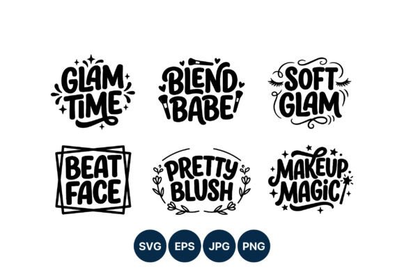 Glam Time Makeup Magic Hand Lettering: Bridging Creativity and Practical Design