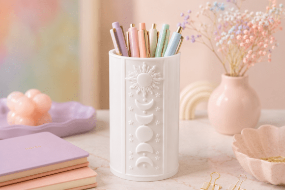 Infusing Mystical Aesthetics into Functional Desk Organization