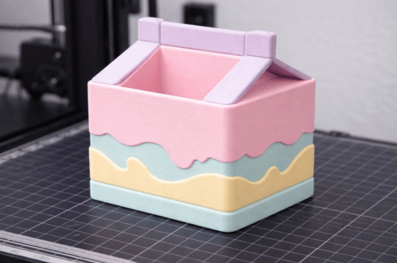 Milk Carton Craft Organizer: Cute Desk Storage