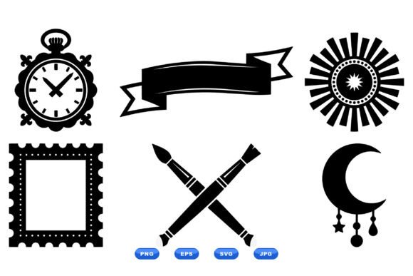 Vintage Craft Icons Collection: A Versatile Design Resource for Creative Projects